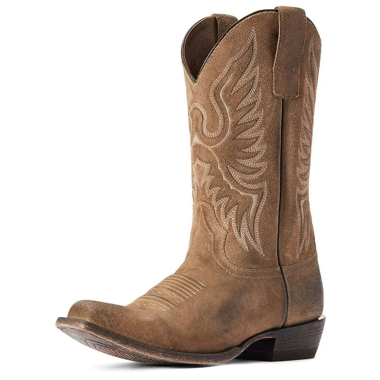 Western - style men's boots with intricate tooling and stitchingAriat Men's Circuit High Stepper Western Boot