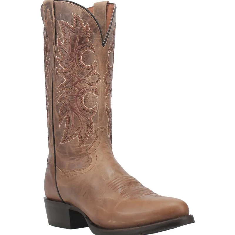 Men's western boots with a leather lining and a padded insoleDan Post Men's All Over Taupe Cottonwood Boot