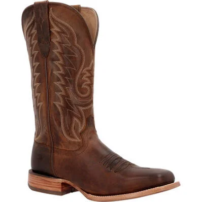 Men's western boots with a high - quality leather upper and a suede liningDurango Men's Arena Pro Umber Rust Western Boot