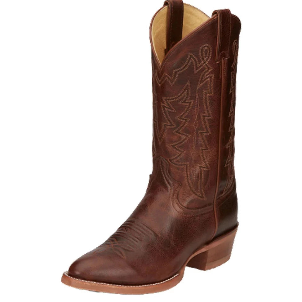 Men's western boots with a rubber sole for traction on various surfacesJustin Men's Hayne Western Boot