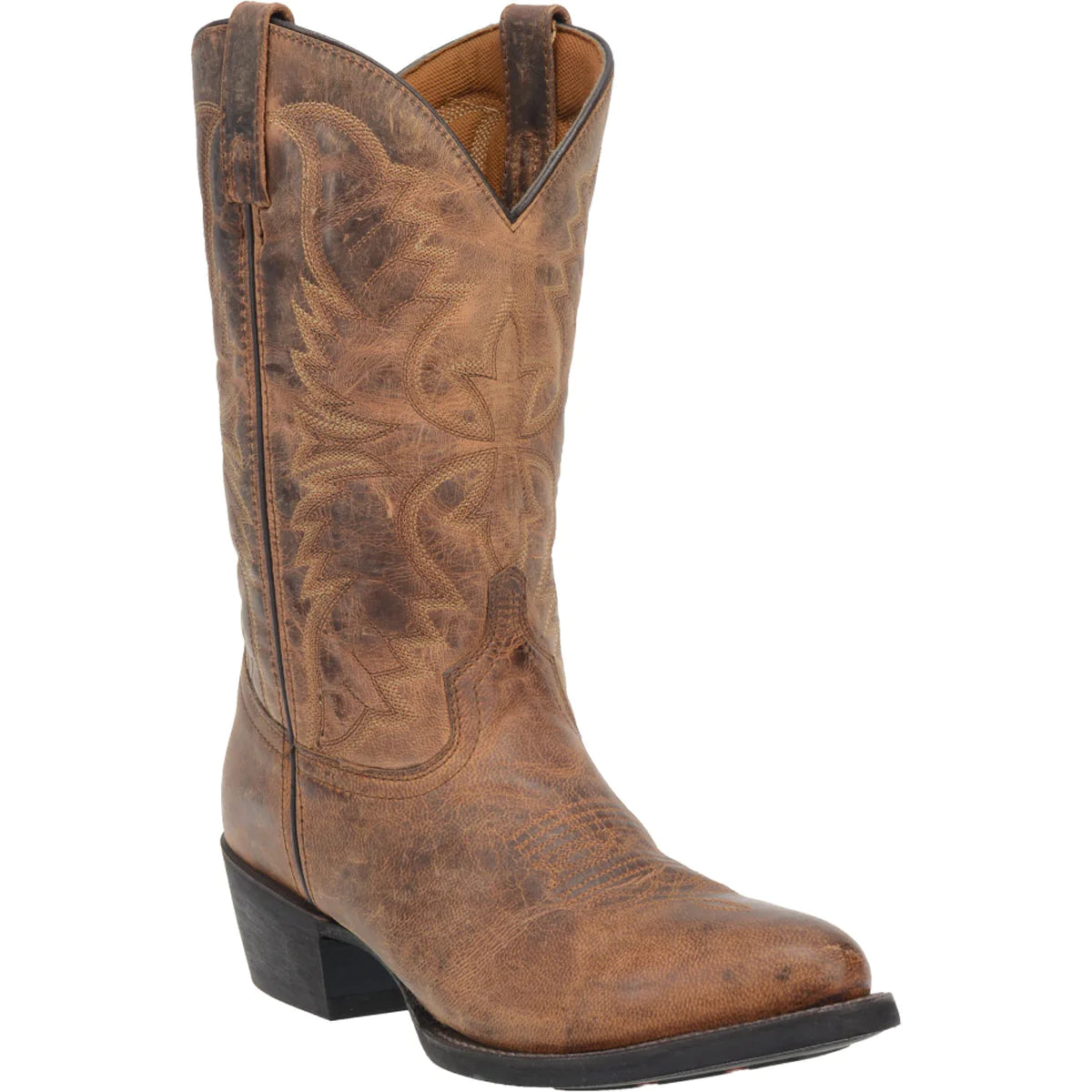 Men's western boots with a silver - toned hardware and accentsLaredo Men's Birchwood Western Boot