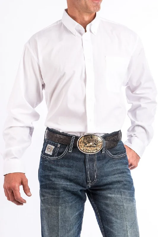 Men's western boots in a rich brown or black leatherCinch White Classic Fit Men's Shirt