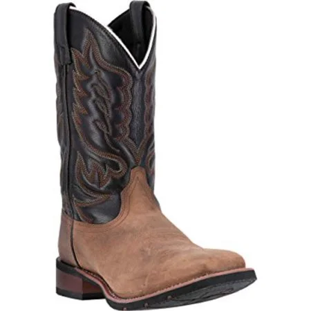 Vintage - style men's western boots with a square toe and spur ledge7800 Montana Sand